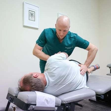 Chiropractor Lincolnton NC Daniel Sitzmann Back Pain Adjustment